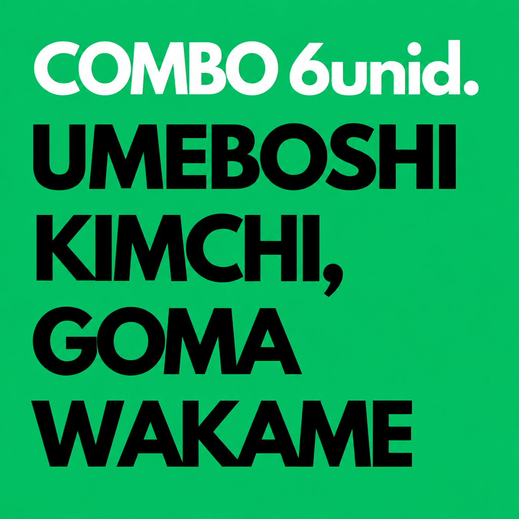 COMBO 6 ONIGIRI VEGAN