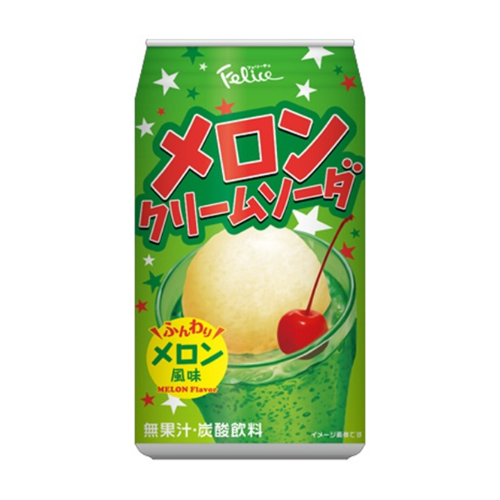 Fluffy Melon Cream Soda (メロンクリームソーダ) 350ml