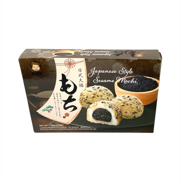Mochi Estilo Japones De Sesamo Preto 210g