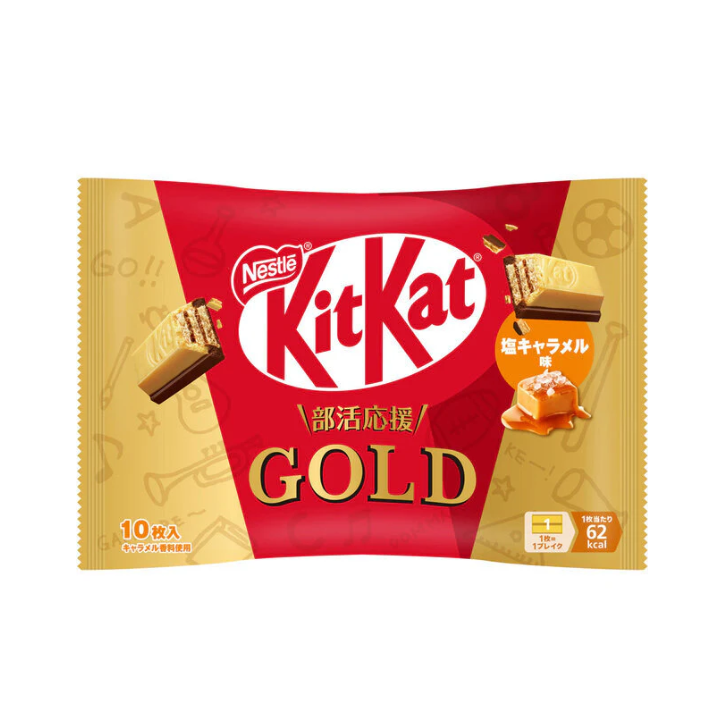 Kit Kat Ouro Caramelo Salgado – 10 Unidades (116 g)