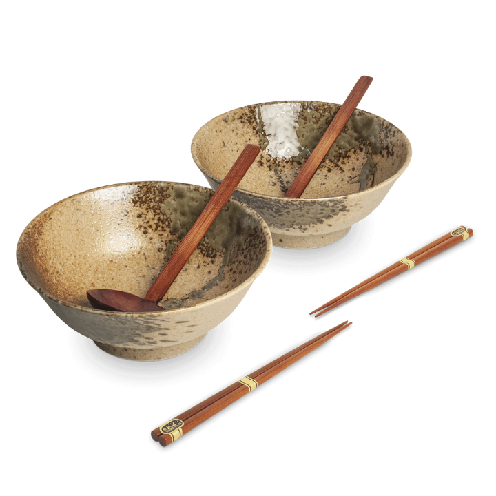Ramen bowl set Purobu Ø22 cm | H9 cm - 2 pars