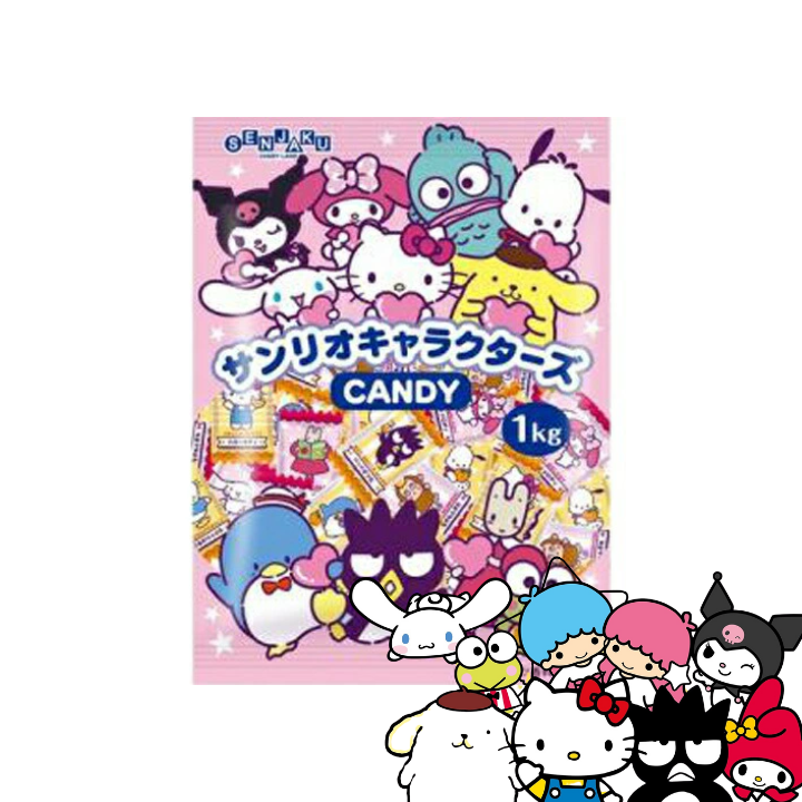 Rebuçados Japoneses Senjakuame Sanrio Characters 50g