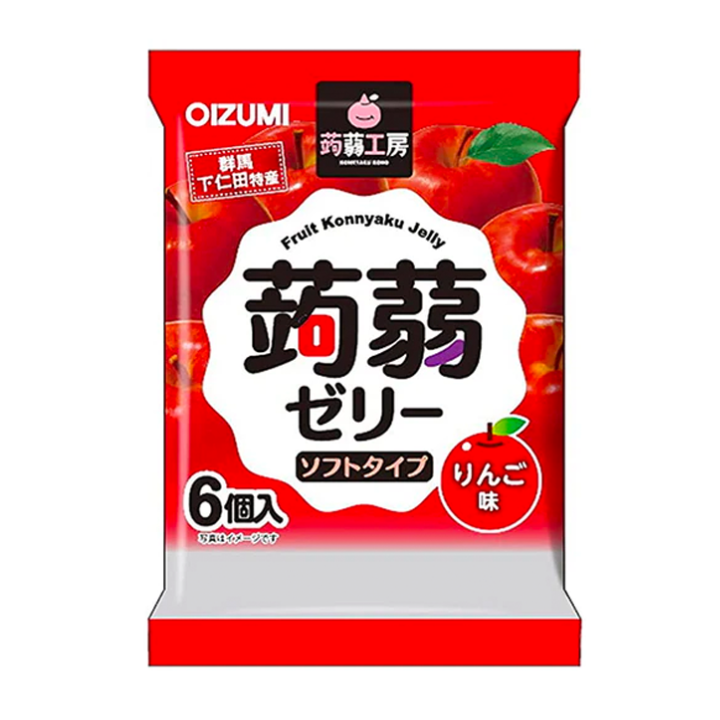 Gelatina Japonesa de Konjac Shimonita Kobo Sabor Maçã 112g