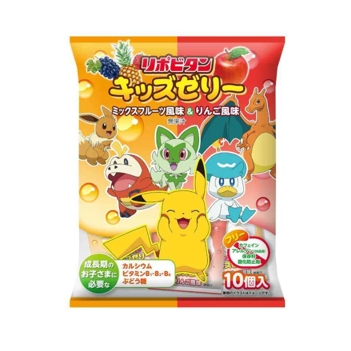Taisho Lipovitan Kids Jelly – Mix Fruta & Maçã (160 g)