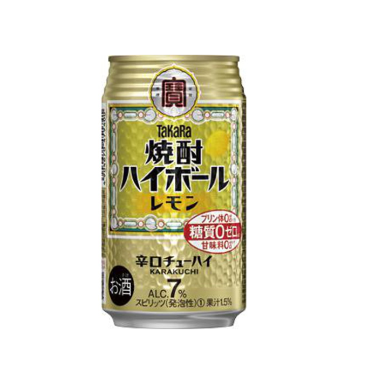 Takara Shochu Highball Lemon Can 7%