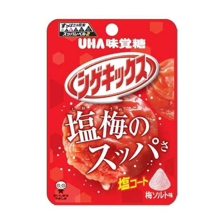 Gomas Japonesas UHA Mikakuto Shigekix Ume Salgado 20g