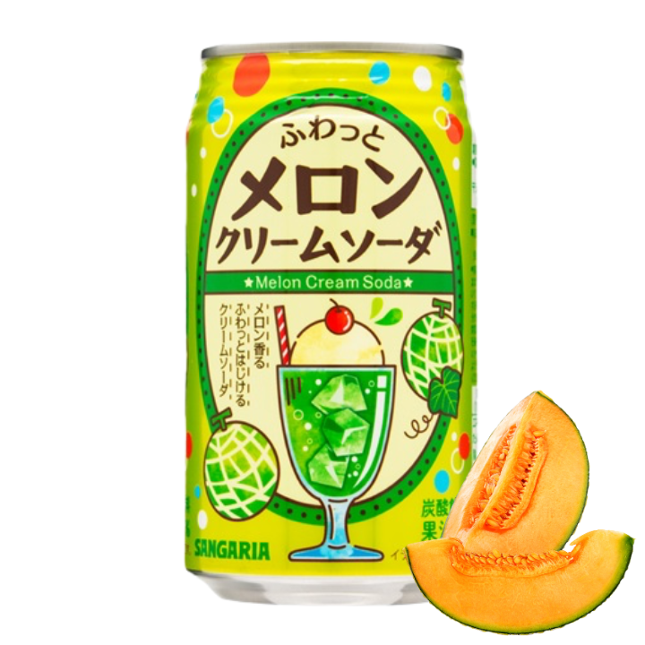 Fluffy Melon Cream Soda Can 350ml