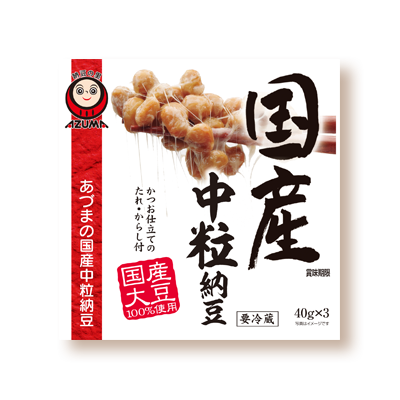 Kokusan Chutsubu Natto 40g*3p