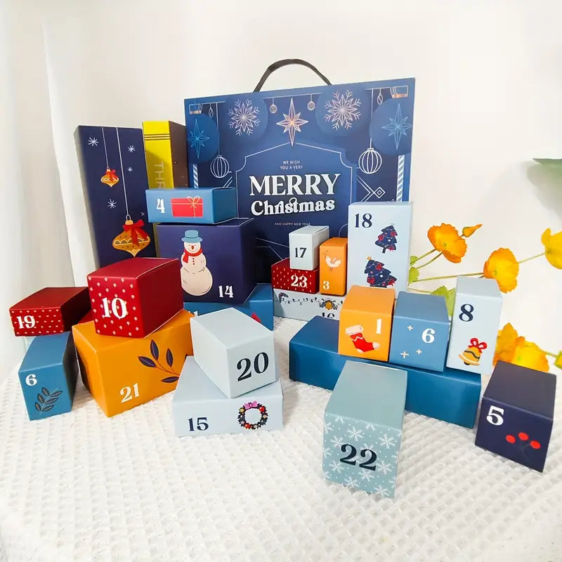 Calendario Advento Mistério Contagem Regressiva do Natal – 1 aos 24 Dias