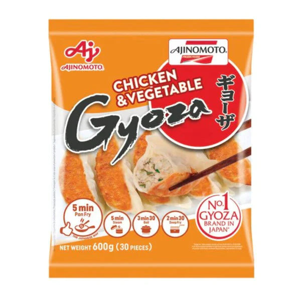Raviolis Japonês Frango e Vegetais 600g- Gyoza Yasai Tori