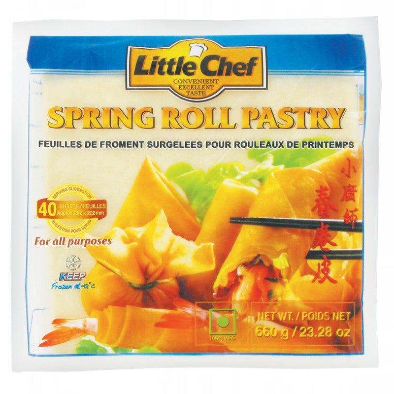 Massa Crepe S/Recheio 30 folhas 400g- Spring Roll Pastry