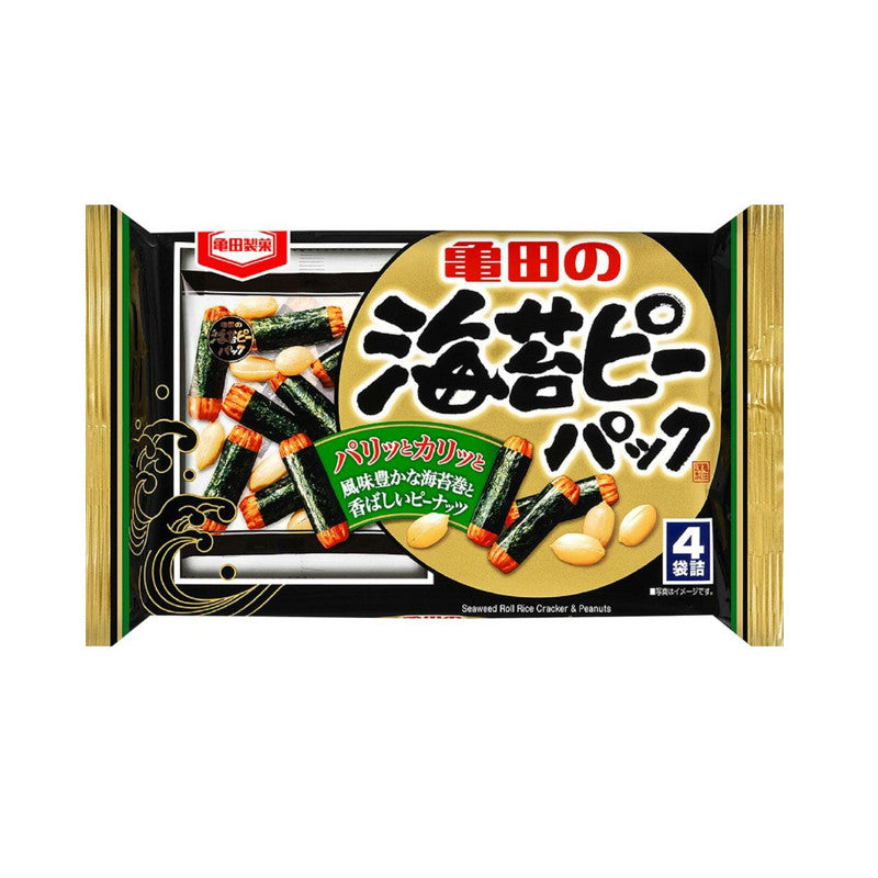 Aperitivo De Arroz Com Alga E Amendoim 89g Loja Japonesa Goyo-Ya