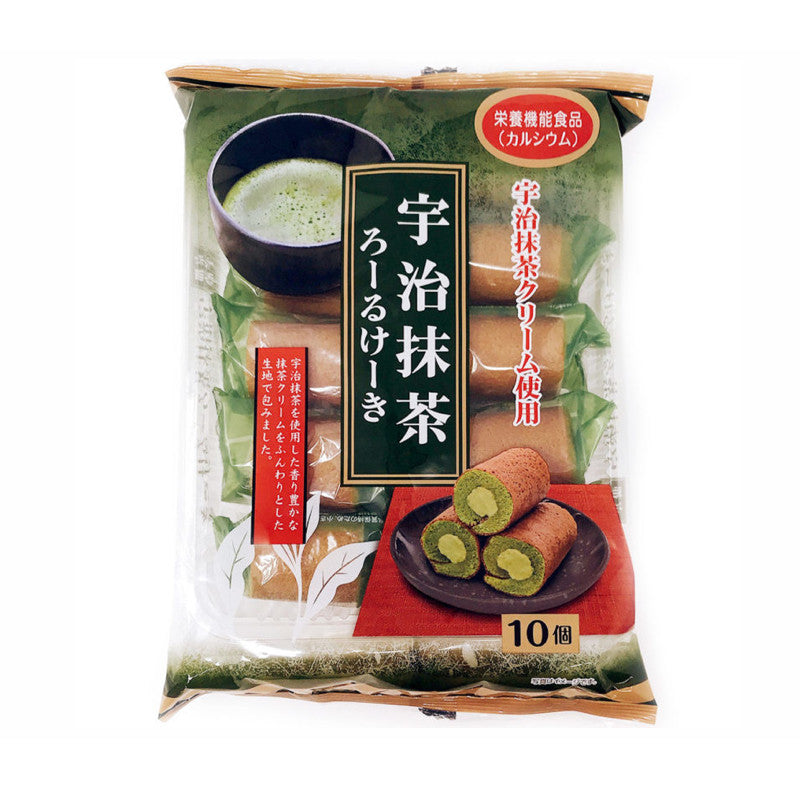Mini Bolo Em Rolo Matcha 170g Loja Japonesa Goyo-Ya