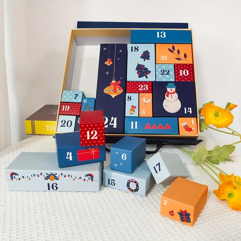 Calendario Advento Mistério Contagem Regressiva do Natal – 1 aos 24 Dias