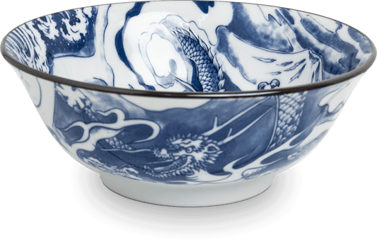 Tigela Estilo Dragao Azul 15cm