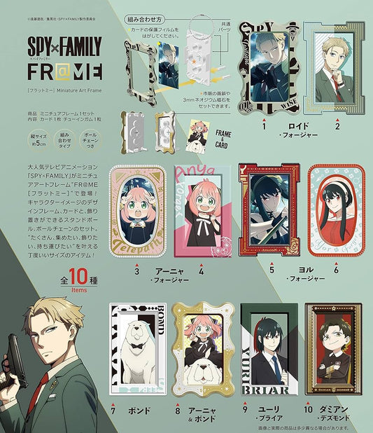 SPYxFAMILY Miniatura & Carta c Pastilha