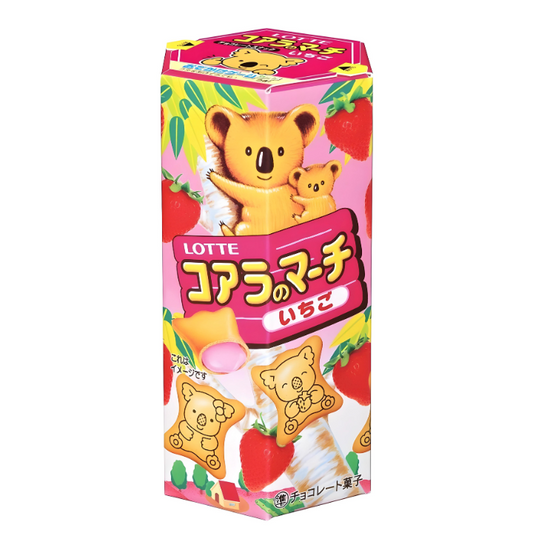Bolacha Koala no March Morango 48g