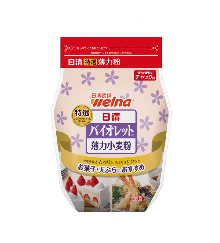 Farinha Violet Hakuriki Komugiko 1kg (Gluten Reduzido)