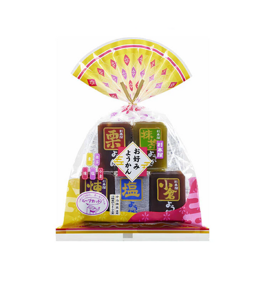 Gelatina de Feijão Vermelho Doce (5 sabores) 8P