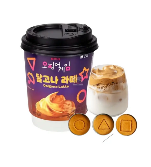 Latte Dalgona Mix Squid Game