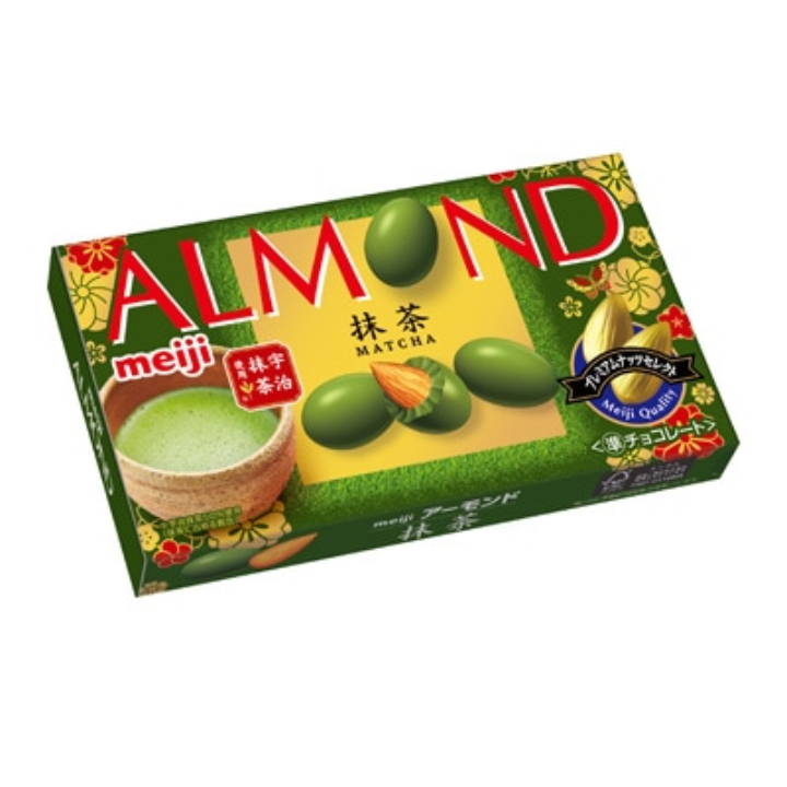 Choco Meiji Almond Chocolate Matcha 67g