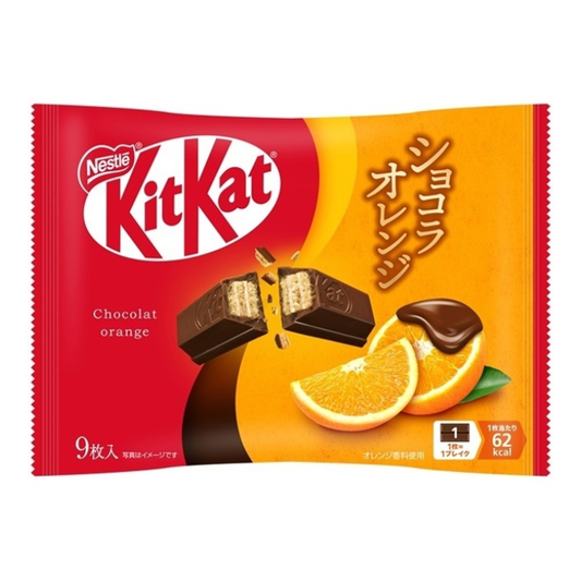 Kit Kat Chocolate Com Sabor Laranja 9p