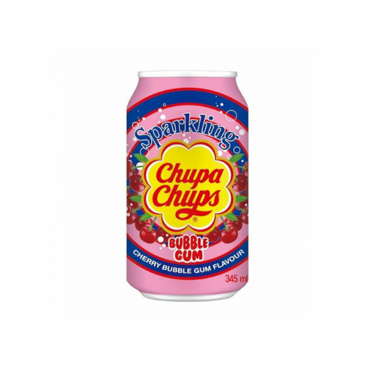Chupa Chups Cherry Bubble Gum Soda - 345ml
