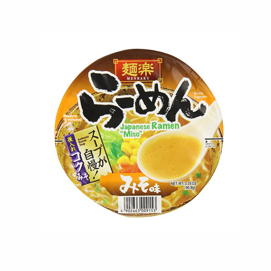 Massa Ramen Cup Miso Menraku 90.9g