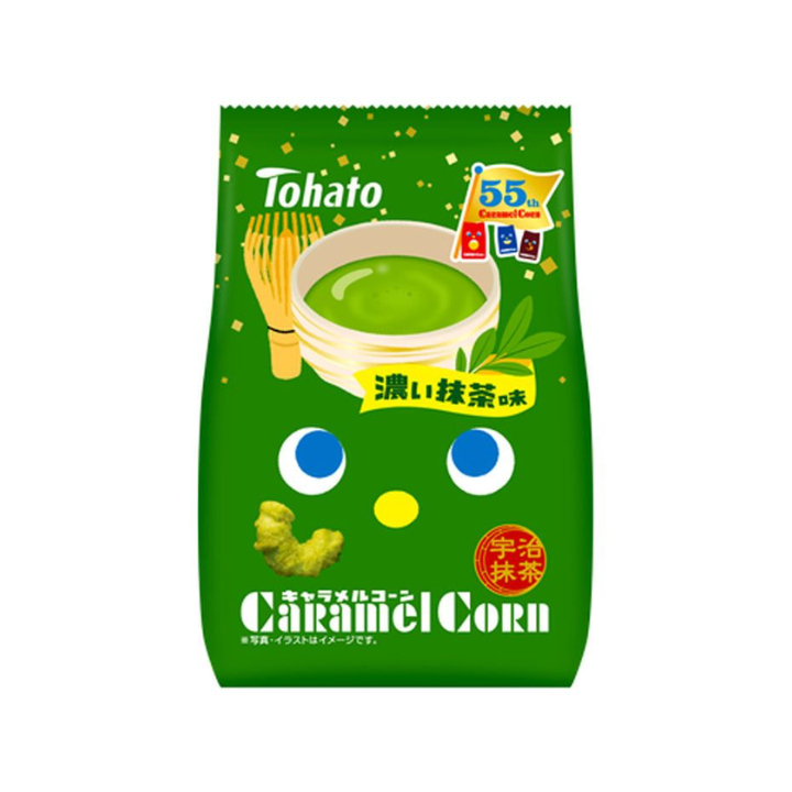 Aperitivo Matcha Tohato Caramel Corn Rich Flavor 62g