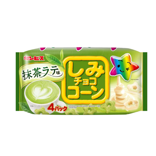 Ginbis Shimi Choco Corn Matcha Latte Flavor 4 Packs 88g