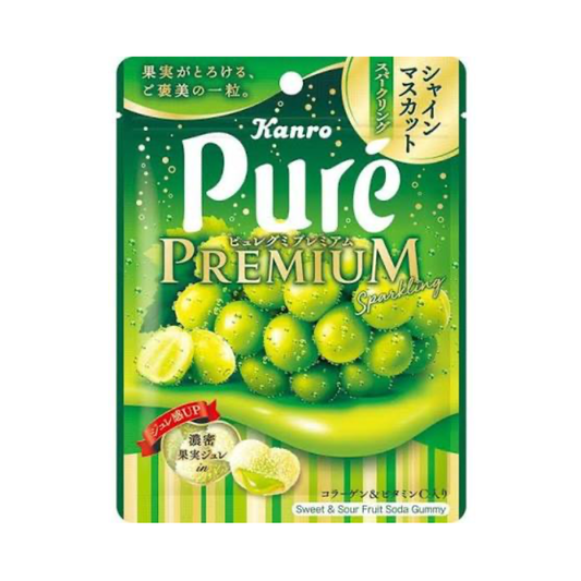 Gomas Kanro Pure Gummy Muscat 56g
