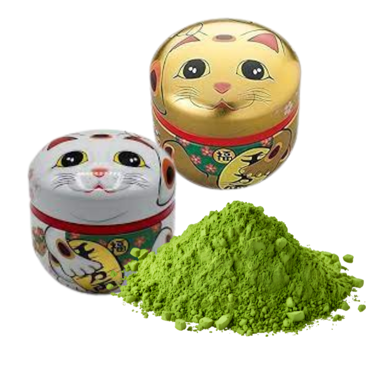 Maneki Neko Can Iri Matcha (Lucky Cat Tin Matcha) 30g