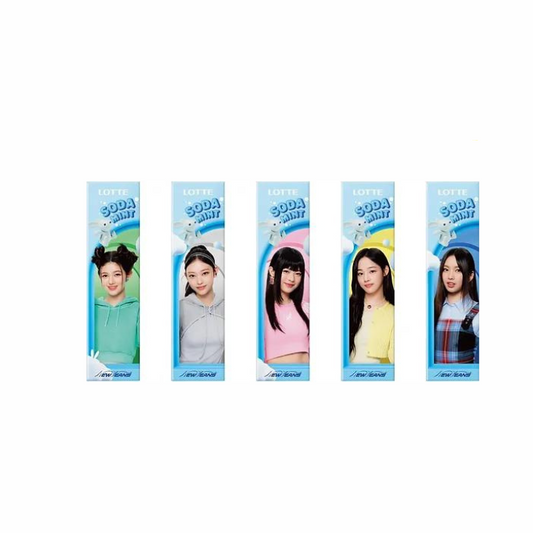 Lotte NewJeans Gum Soda Mint 9pcs 26g