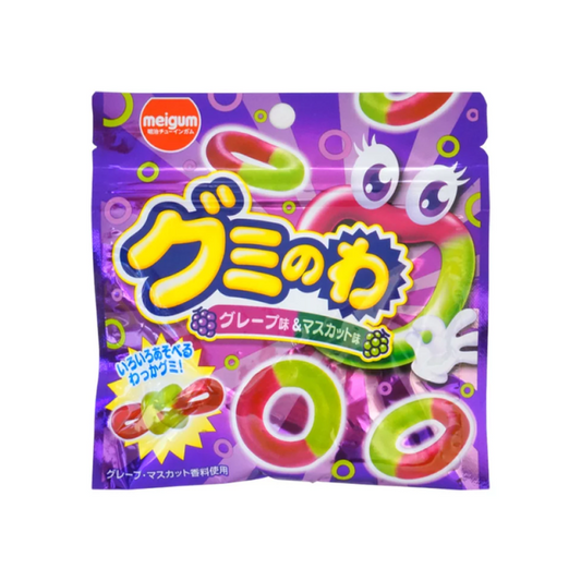 Meiji Gum Gummy Ring Grape & Muscat 22g
