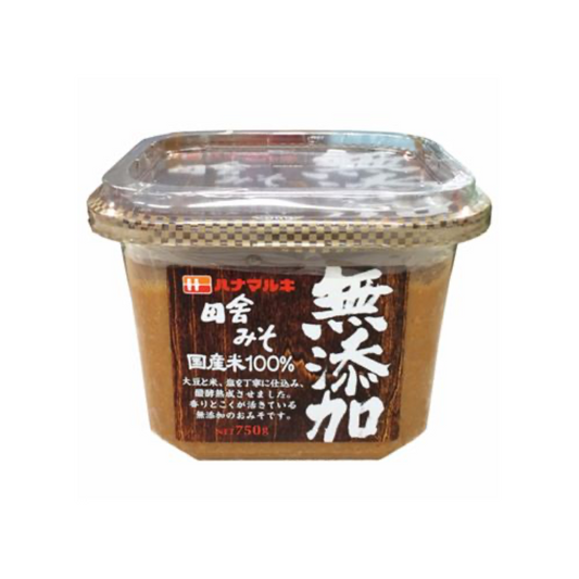 Mutenka Inaka Miso (Pasta de Soja Fermentada Vermelha Sem Aditivos) 750g