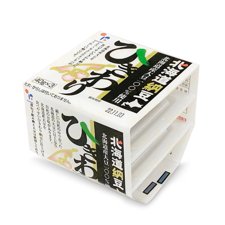 Natto Hikiwari Hokkaido Sem Molho & Mostarda 40g*3p