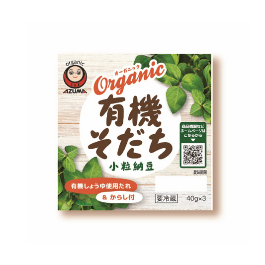 Natto Yuuki Sodachi Kotsubu Orgânico 40g*3p