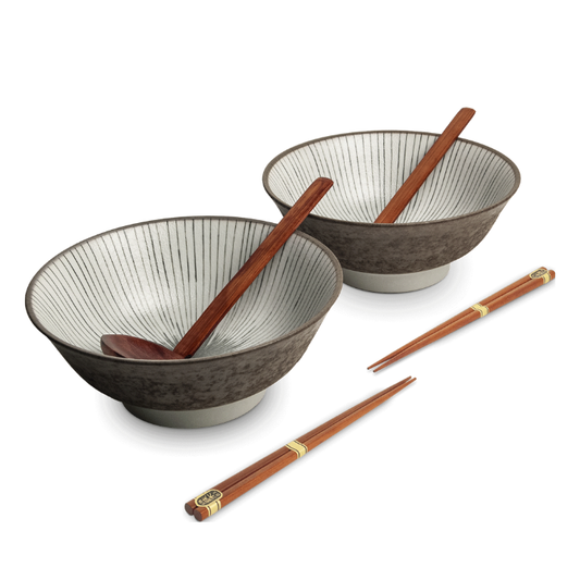 Ramen bowl set Shima Ø22 cm | H9 cm - 2 pars