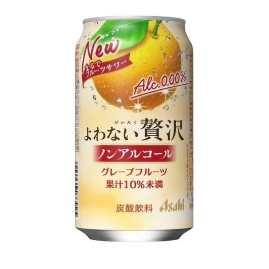 Yowanai Zeitaku Grapefruit Non Alcoholic 350ml