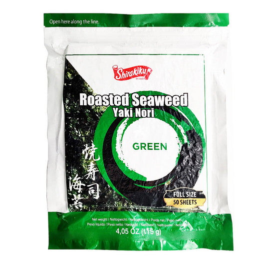 Algas Nori Green 50 folhas Loja Japonesa Goyo-Ya 