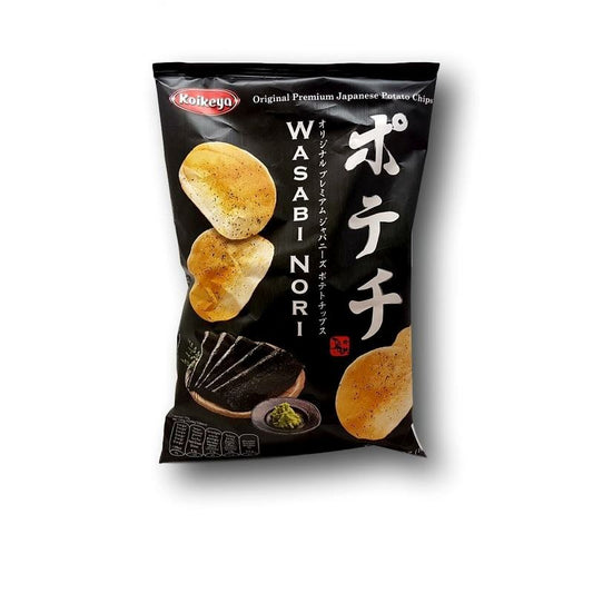 Batata Frita com sabor a wasabi e alga 100g Loja Japonesa Goyo-Ya 