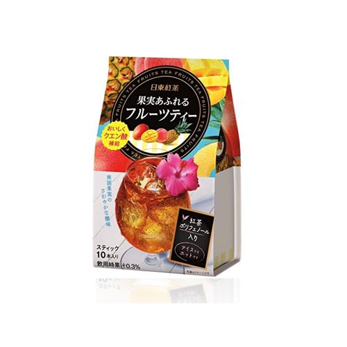 Cha Preto Com Sabor Frutas 10 Saq, 85g Loja Japonesa Goyo-Ya 