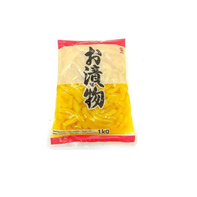 Takuan em tiras amarelo 1kg Loja Japonesa Goyo-Ya 