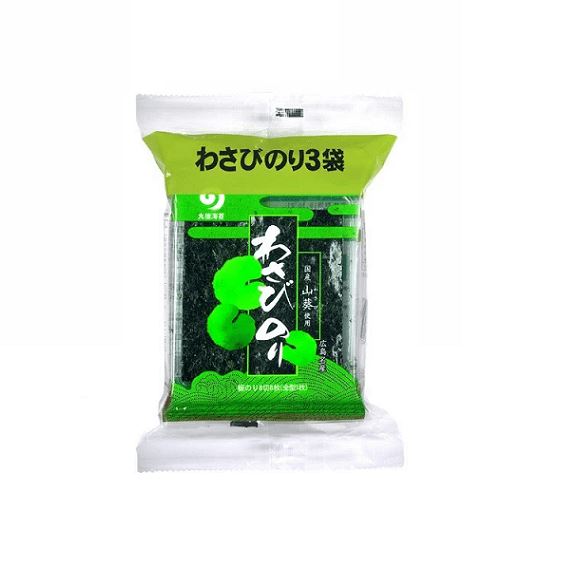 Alga com Sabor a Wasabi 3P de 10g Loja Japonesa Goyo-Ya 