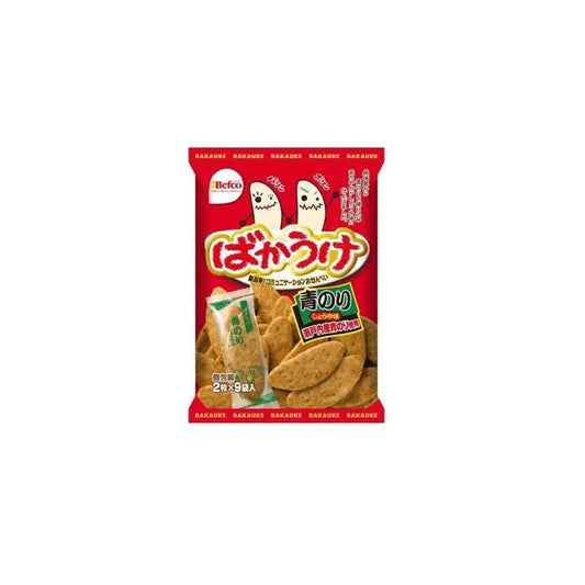 Aperitivo De Arroz c/Algas em pó - Kuriyama Bakauke Aonori 100g Loja Japonesa Goyo-Ya 