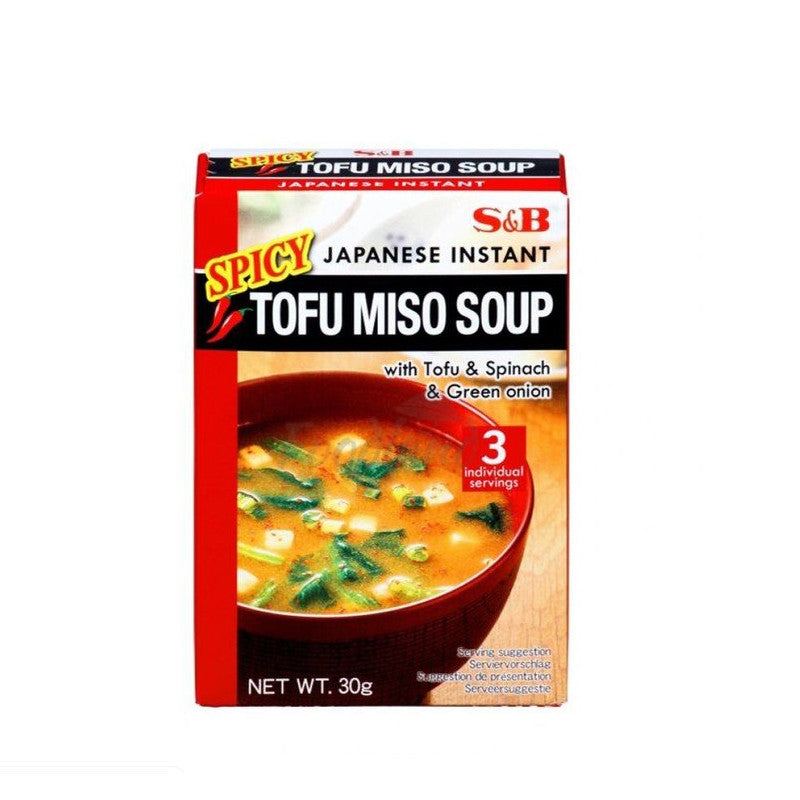 Sopa Tofu Miso Picante 30g S&B Loja Japonesa Goyo-Ya 