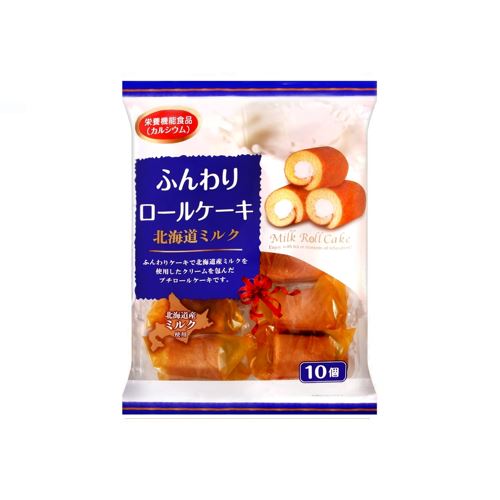 Mini Bolo Em Rolo Hokkaido Leite 170g Loja Japonesa Goyo-Ya 