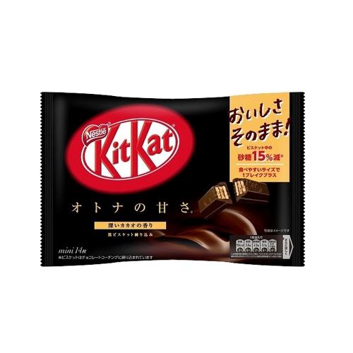 Kit Kat De Chocolate Preto 135.8g Loja Japonesa Goyo-Ya 