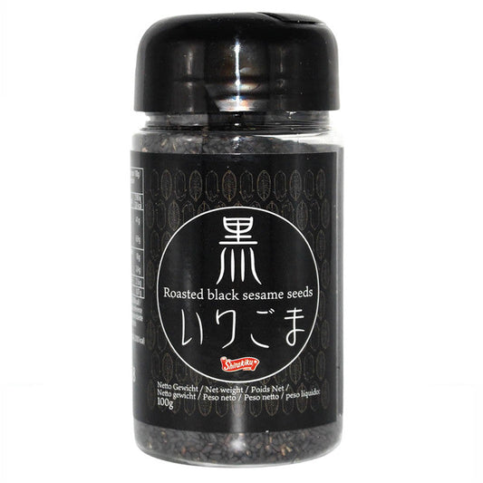 Sementes De Sesamo Tostadas Preto 100g Loja Japonesa Goyo-Ya 