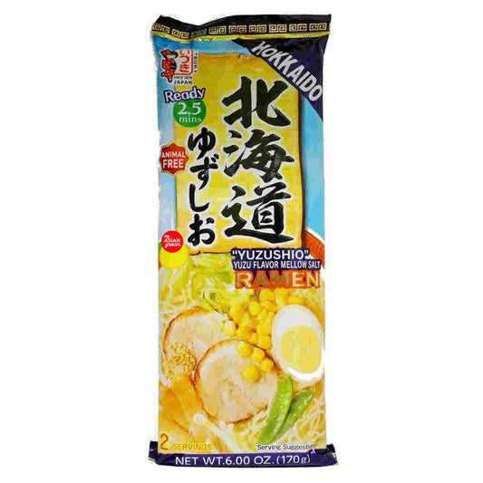 Massa Ramen Yuzu Shio Hokkaido 170g Loja Japonesa Goyo-Ya 